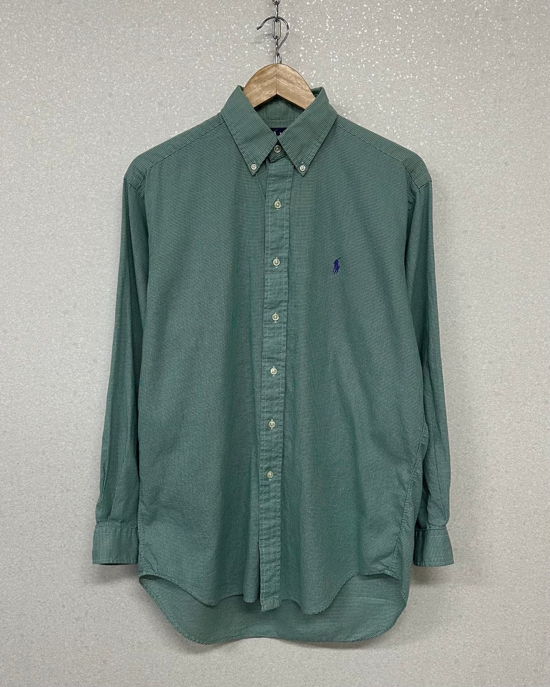 (L)90'S 폴로 체크 셔츠-M2158 상품이미지1