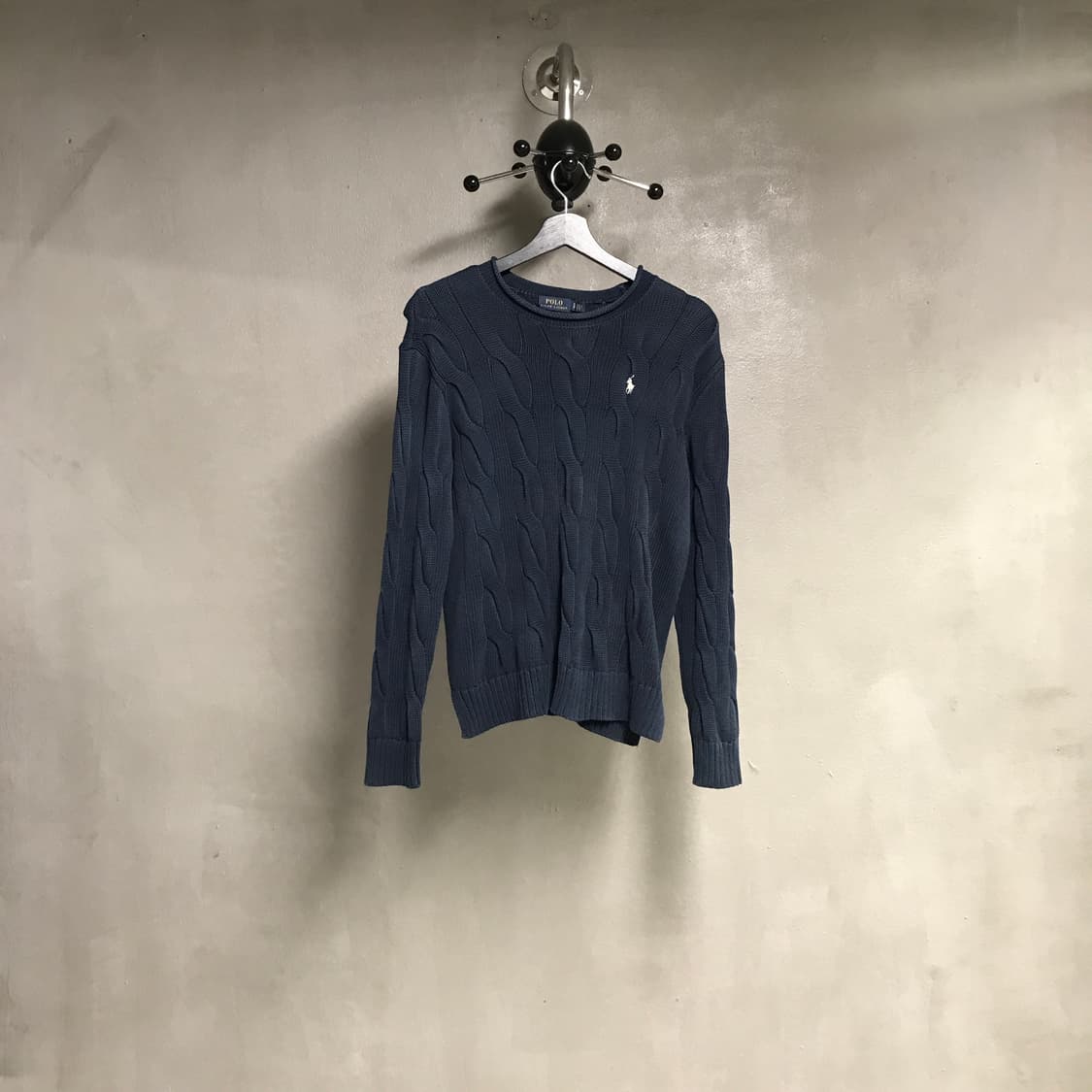 폴로 랄프로렌 케이블 니트 네이비 S 상품이미지1