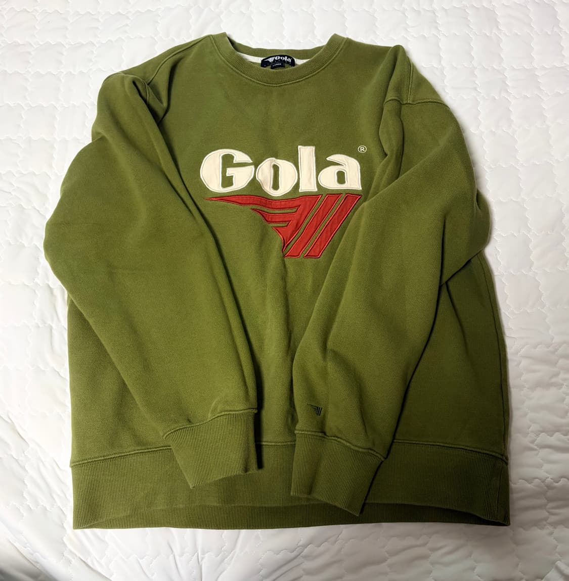 Gola 카키색 맨투맨 상품이미지1