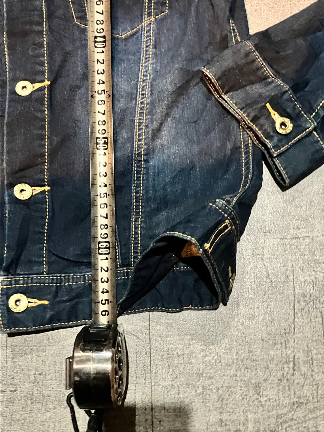 일본빈티지 Ikka 올드스쿨아메카지 웨스턴스티치 데님자켓 상품이미지3