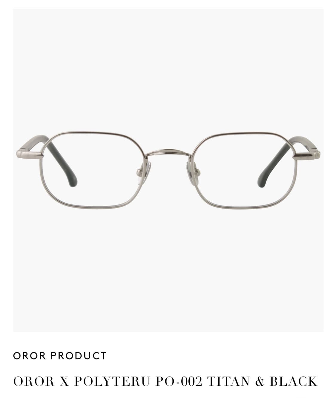OROR X POLYTERU PO-002 TITAN & BLACK 상품이미지1