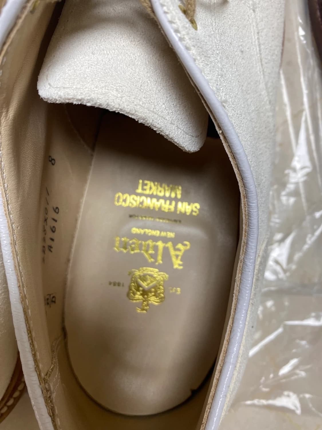 Alden 알든 1616 샌마별주 화이트벅스/8.5D 상품이미지4