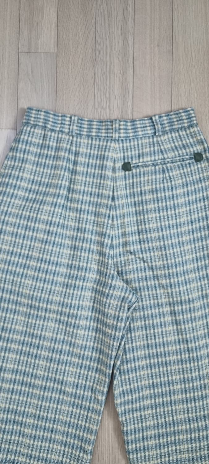 크리스찬디올 울 100 체크 팬츠 S _ 여성 상품이미지6