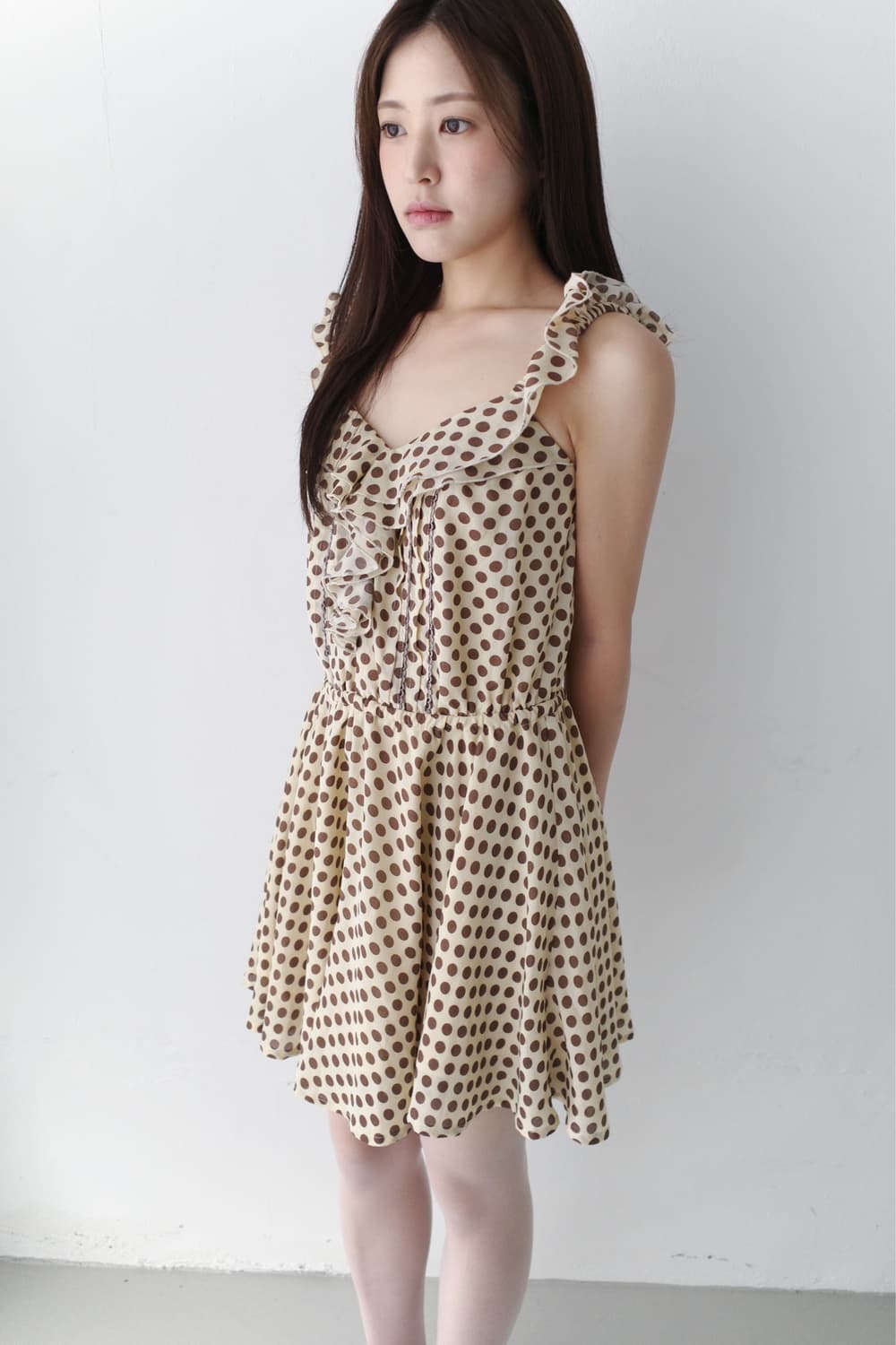 axes femme) frill dot one-piece 상품이미지3