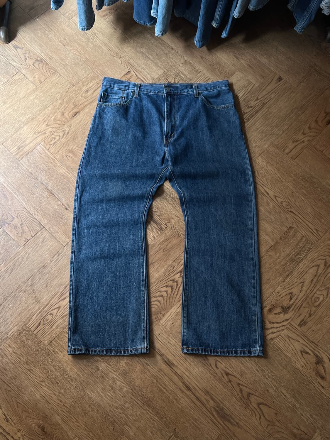 [40]리바이스 517 미디엄블루 워싱 플레어진 F21 상품이미지2