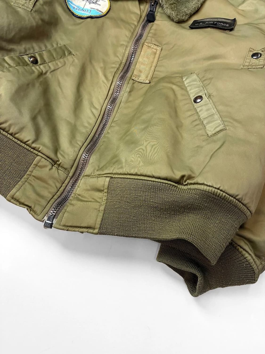 U.S B-15 밀리터리 플라이트 항공 점퍼 자켓 PN5719 상품이미지4