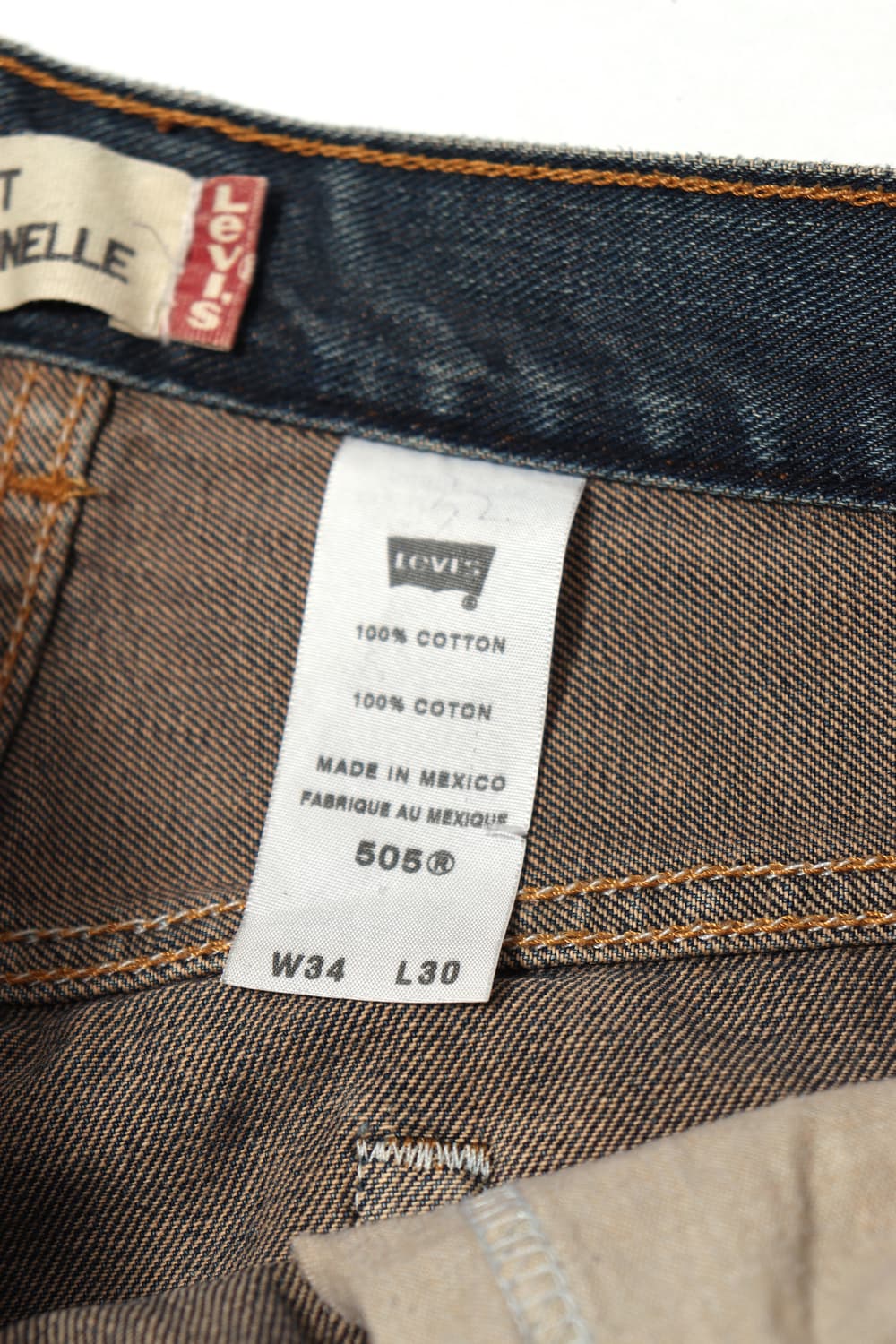 LEVIS 505 워싱 레귤러 핏 데님 팬츠size 30 상품이미지5