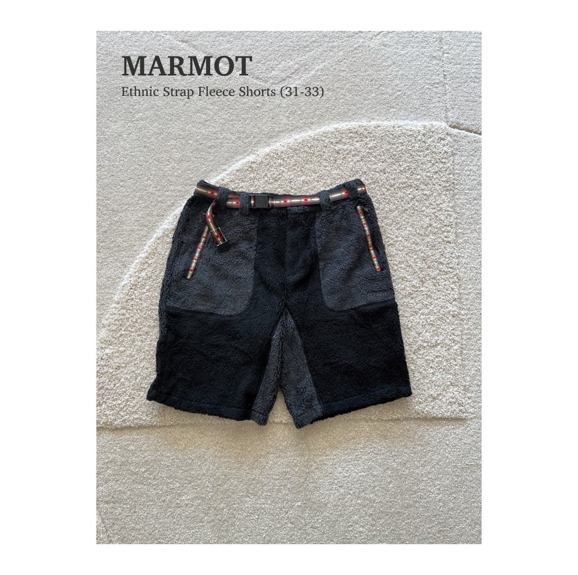 마모트 에스닉 스트랩 플리스 숏츠 (31-33) 상품이미지1