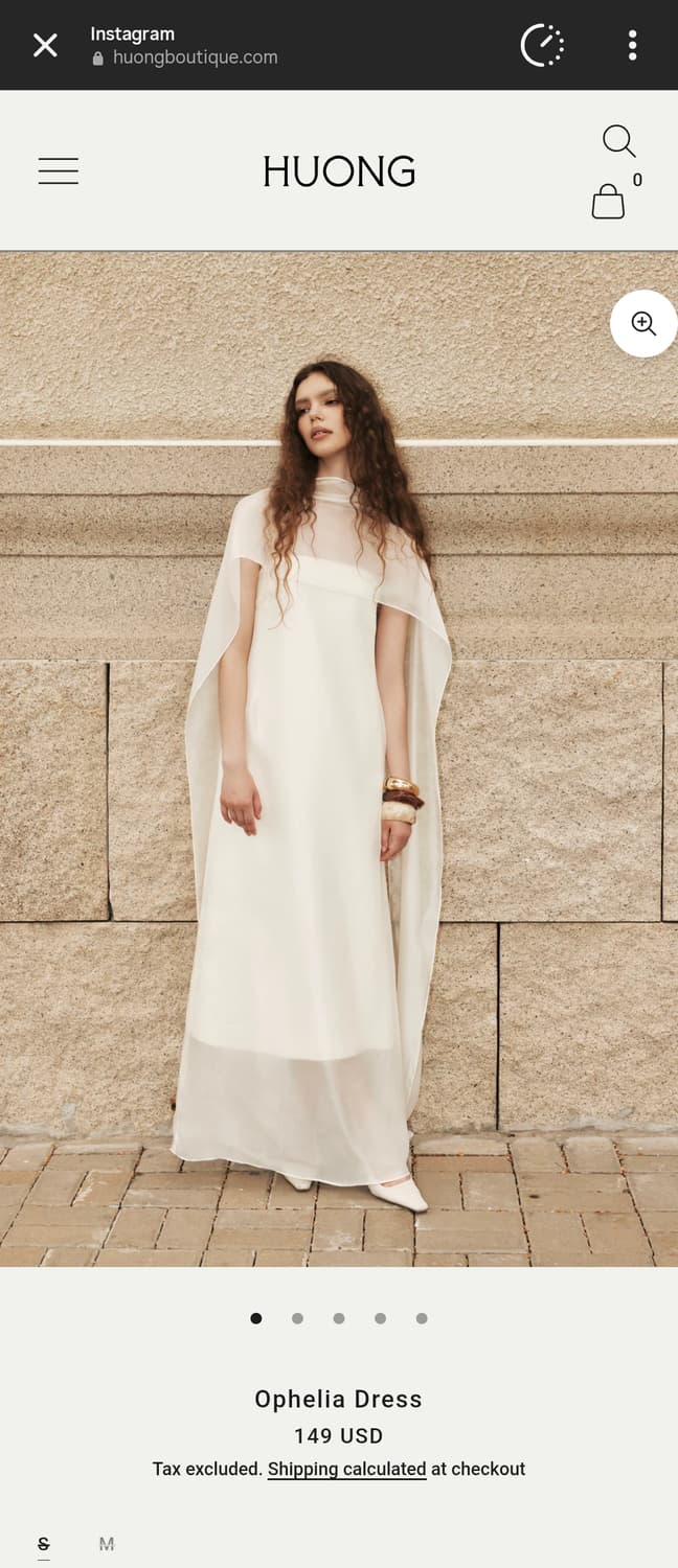 HUONG Ophelia Dress M 사이즈 상품이미지1