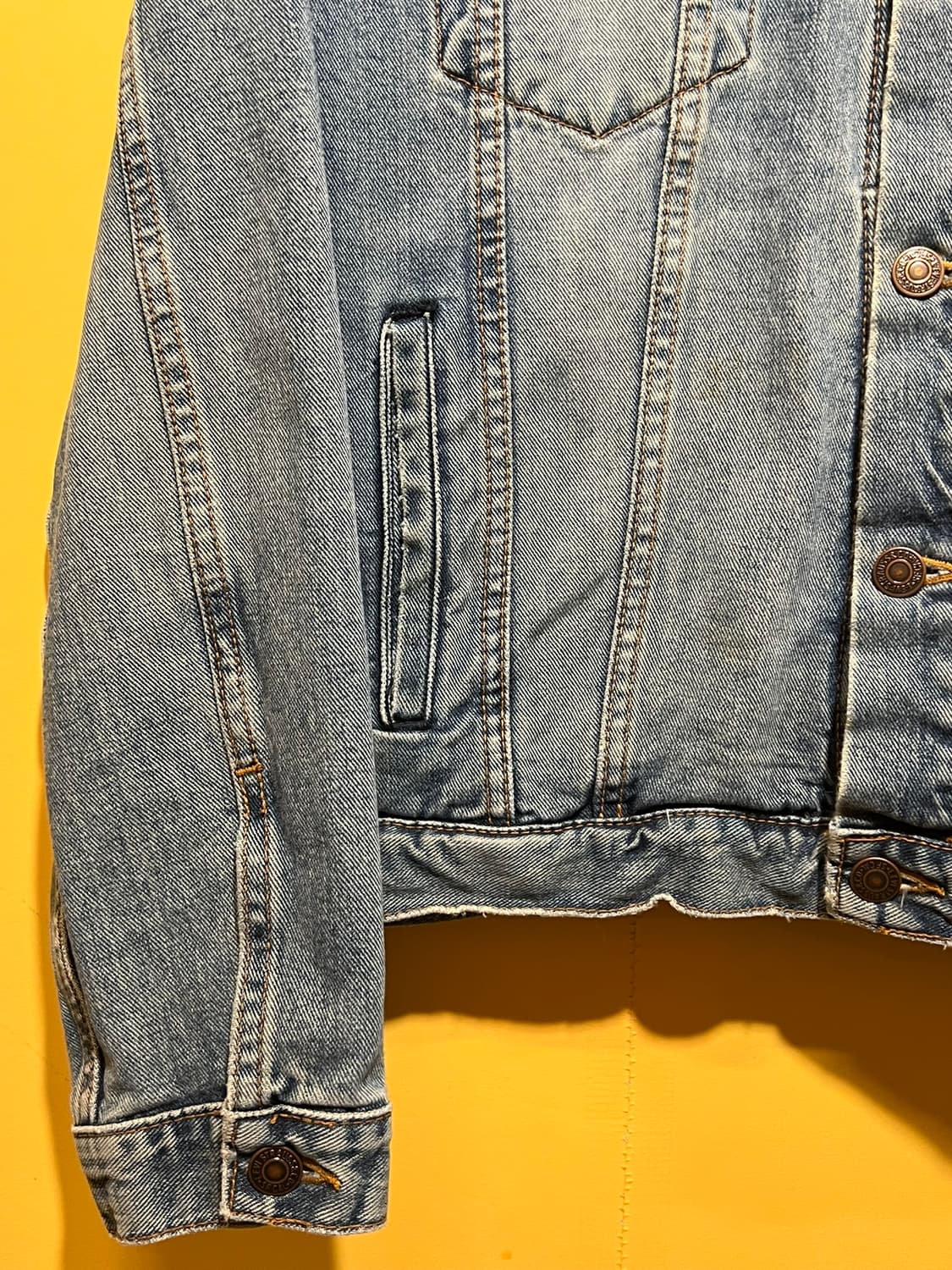 90s [L] 리바이스 타입3 트러커 데님 청자켓 KOREA MADE 상품이미지4