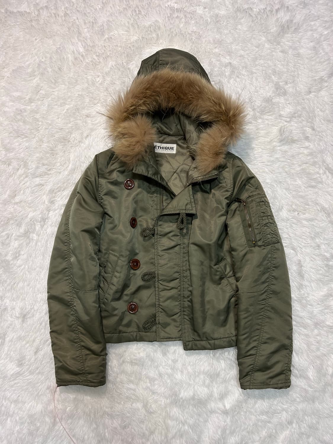 y2k mood raccoon fur short n2b 상품이미지1