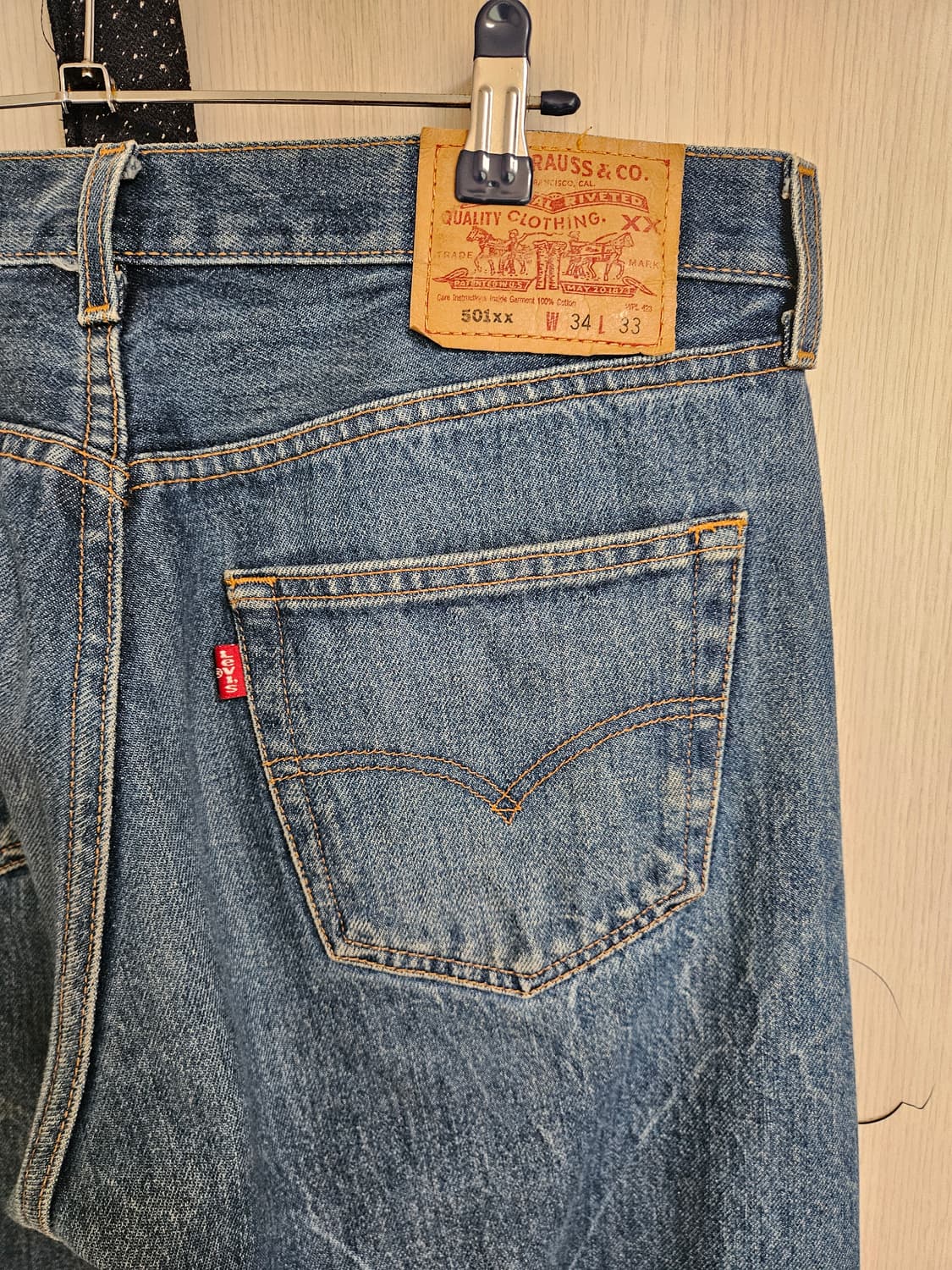 빈티지 levis 501 멕시코제  34x33 리바이스 상품이미지3