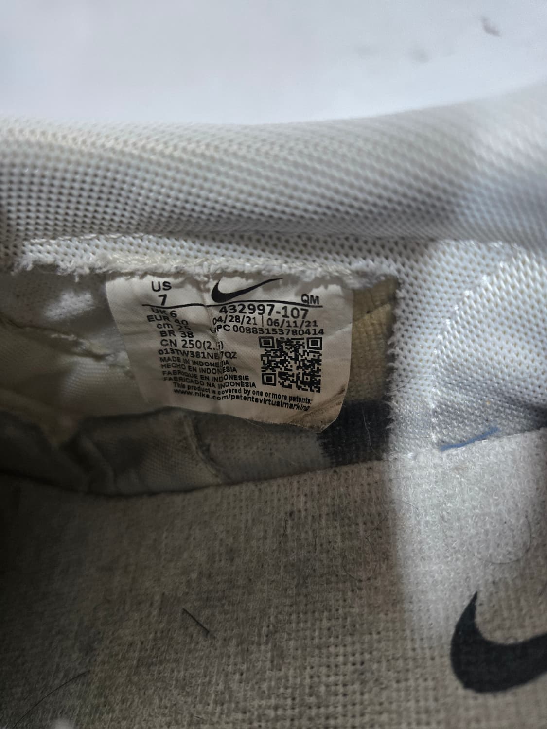 나이키 킬샷2 제이크루 네이비 250mm 상품이미지5