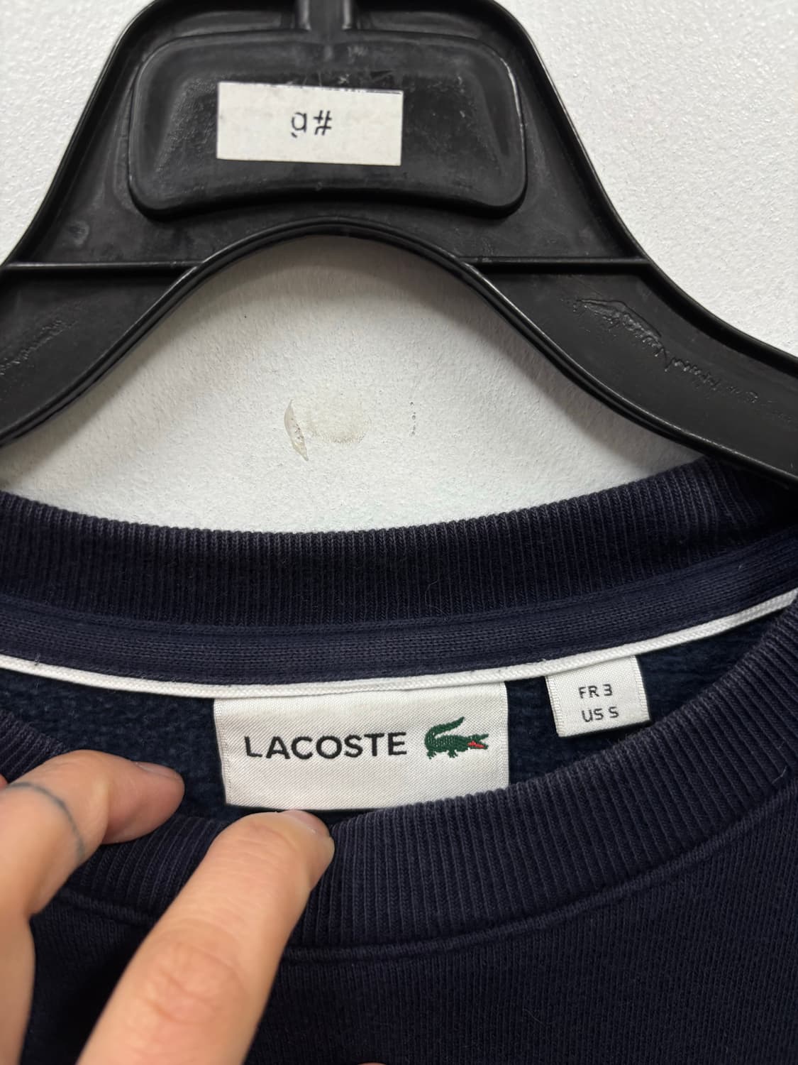 라코스테 로고 맨투맨 상품이미지4