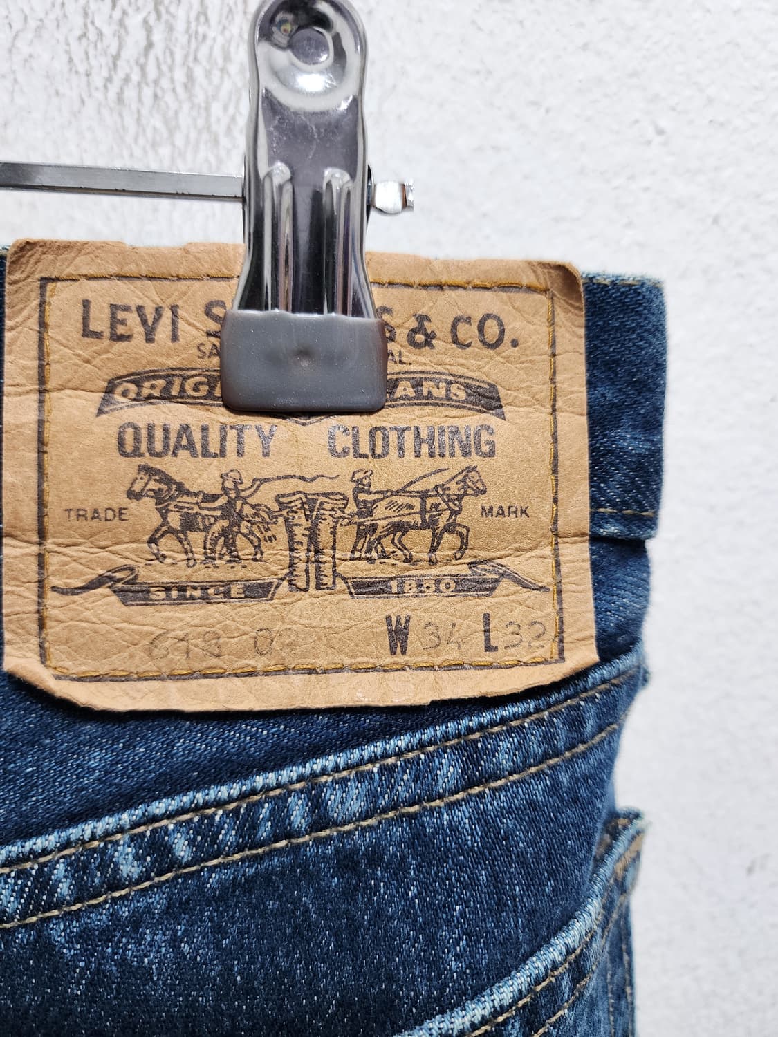 리바이스 90s 영국판 613 오렌지탭 데님  상품이미지4