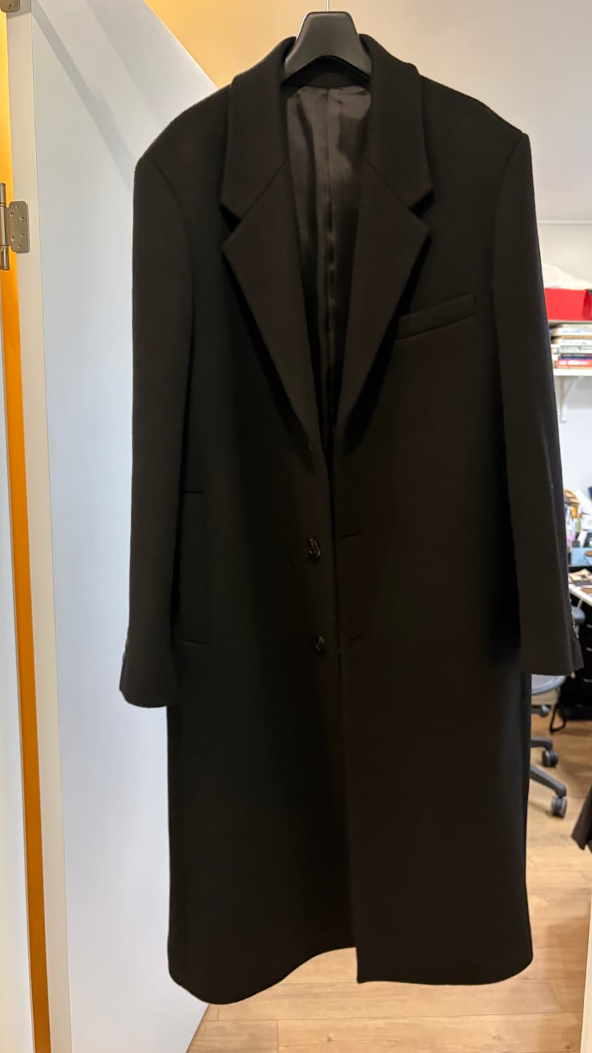 ESSENTIAL by EQL 블랙 테일러드 싱글 코트 L 상품이미지5