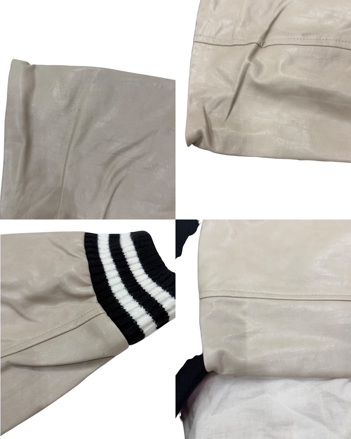 낫노잉 크롭 커브드 바시티 점퍼 자켓 상품이미지8