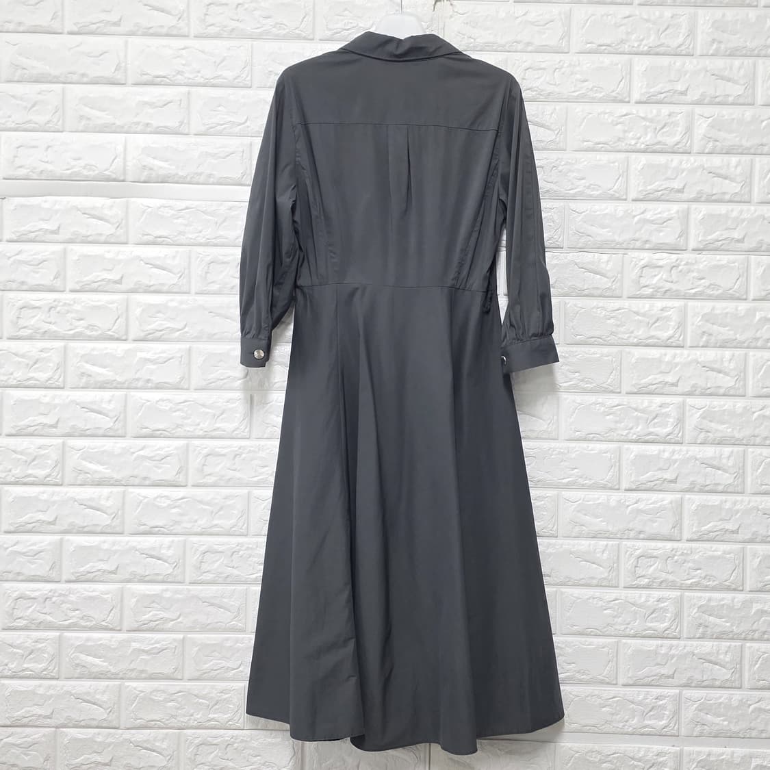 19s 주크 ZOOC 차콜 셔츠형 롱 원피스 M 상품이미지4
