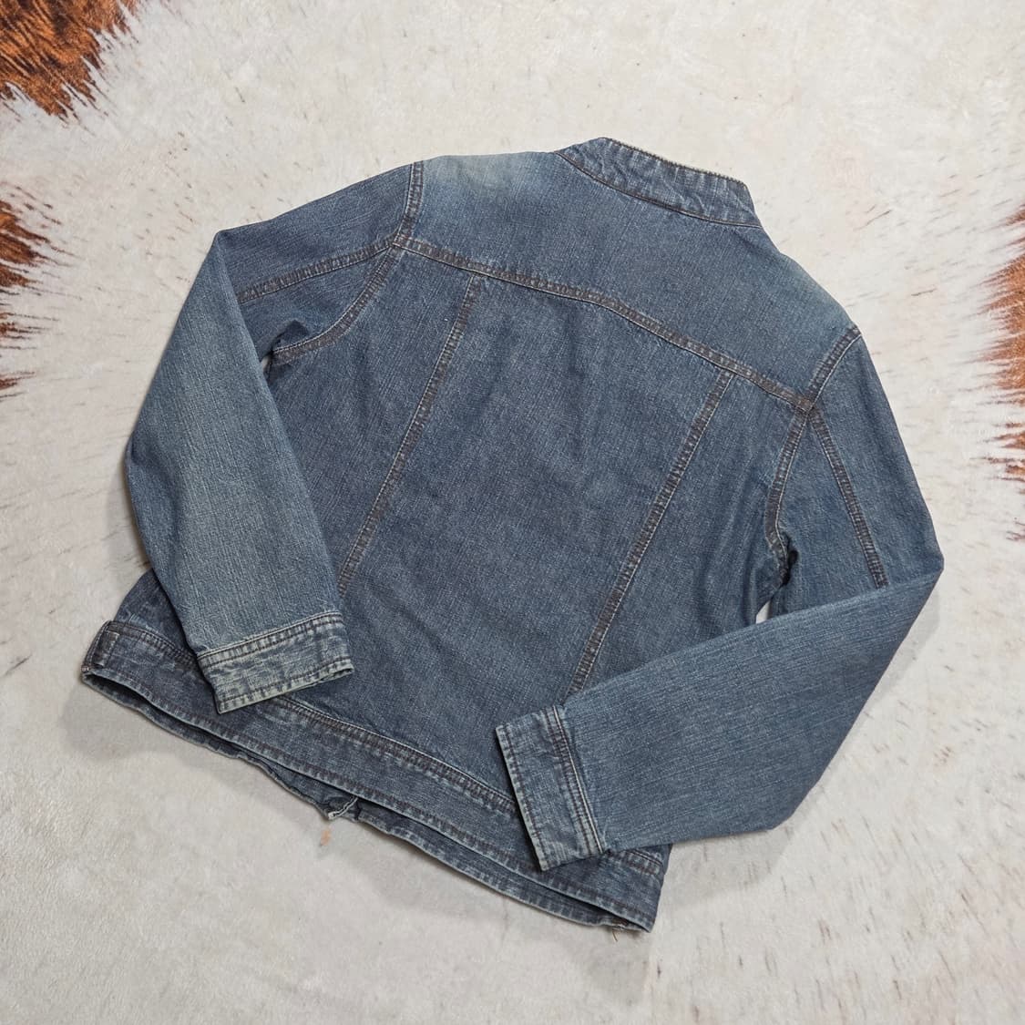 빈티지 넥버클 중청 데님자켓 상품이미지5