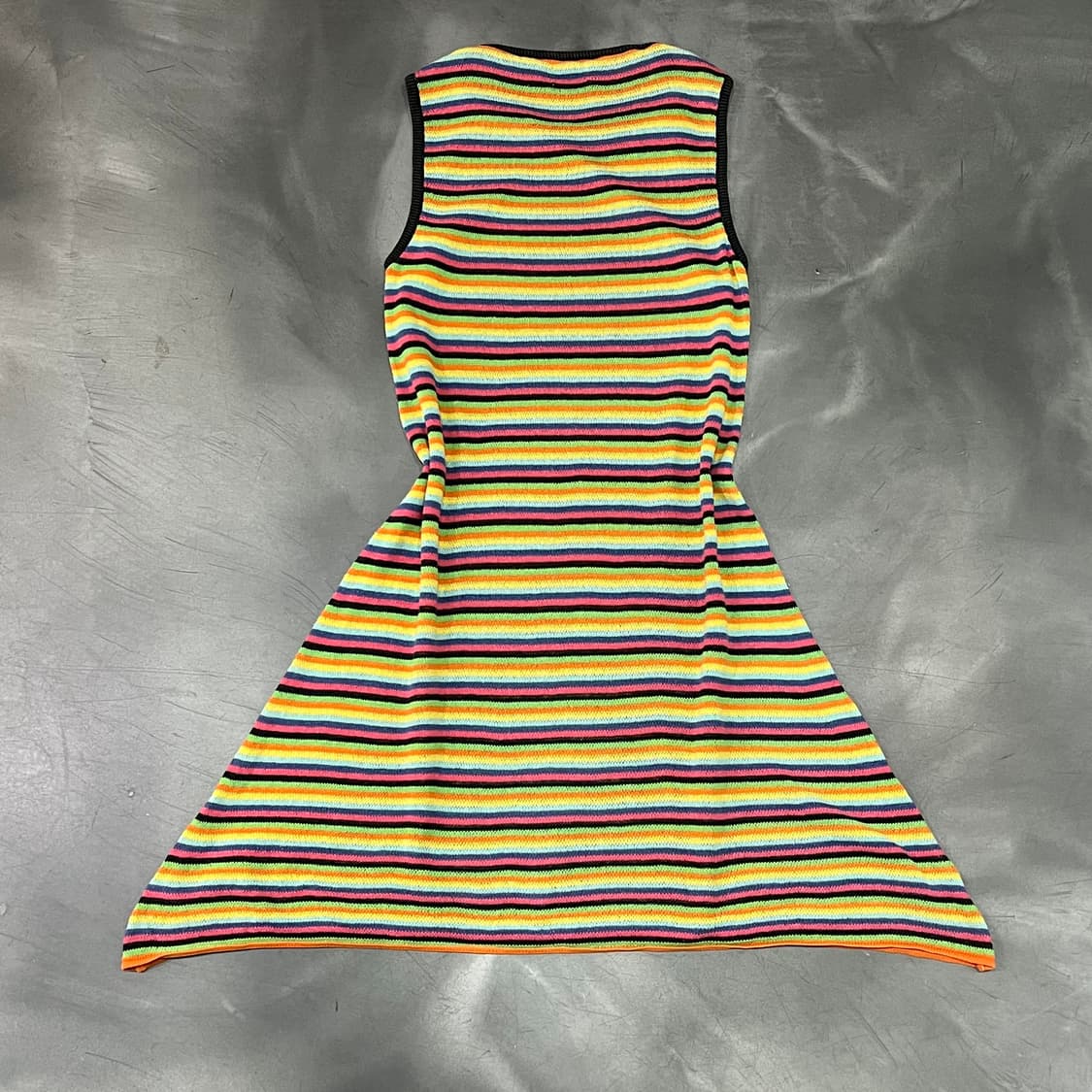  베네통 스트라이프 슬리브리스 니트 원피스 y15984 상품이미지2