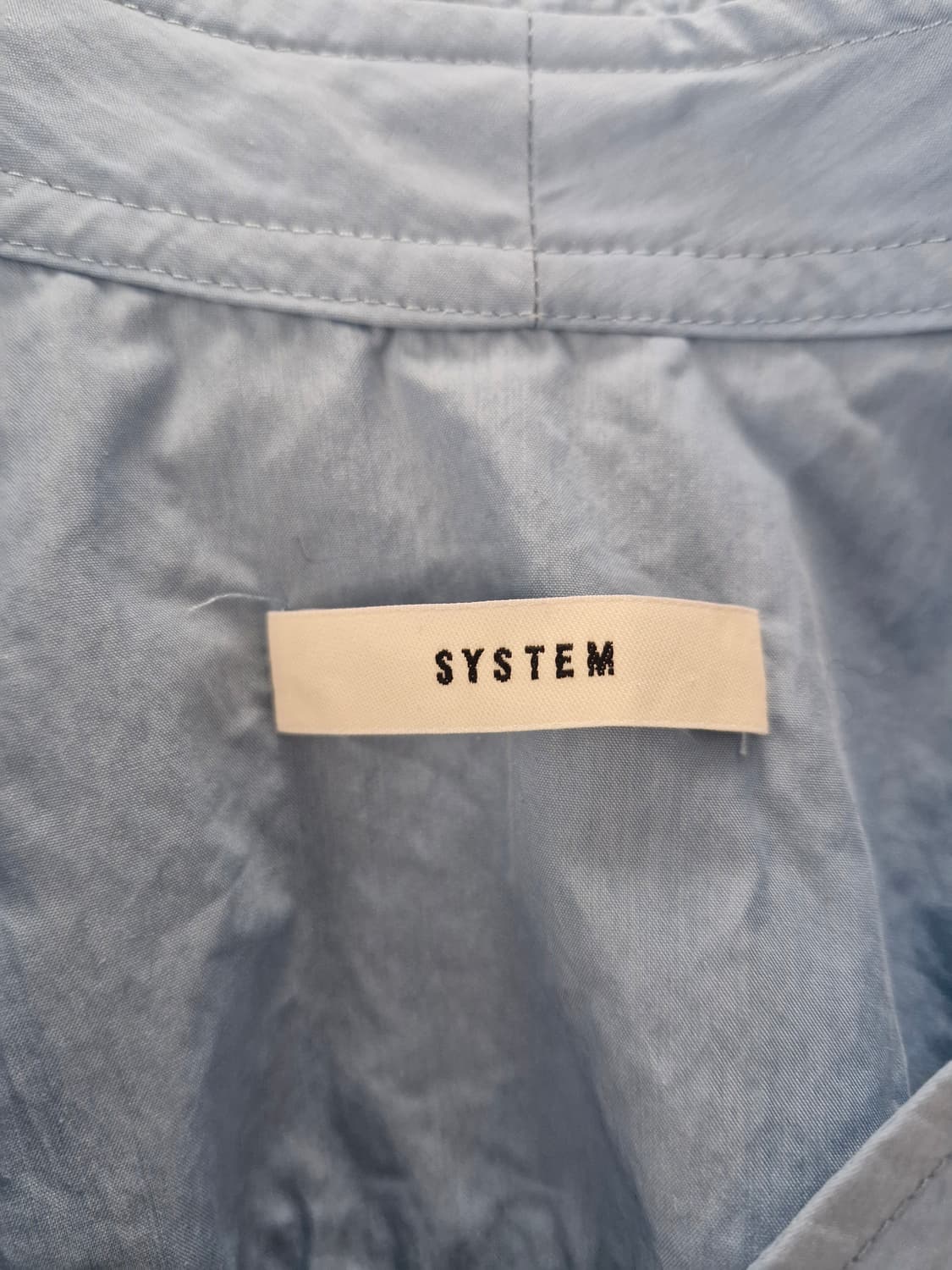 한섬 시스템(SYSTEM)오픈카라넥 벨티드 원피스 상품이미지6