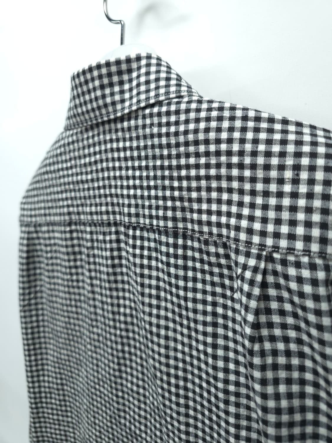 꼼데가르송 여성 레드 와펜 블랙 체크 셔츠 (55~66) 상품이미지10