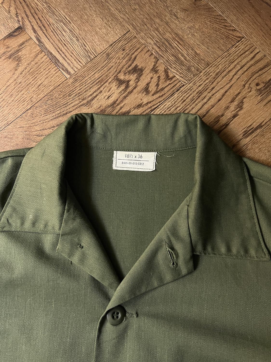 [L]70's 오리지널 U.S ARMY OG-507 셔츠 상품이미지2