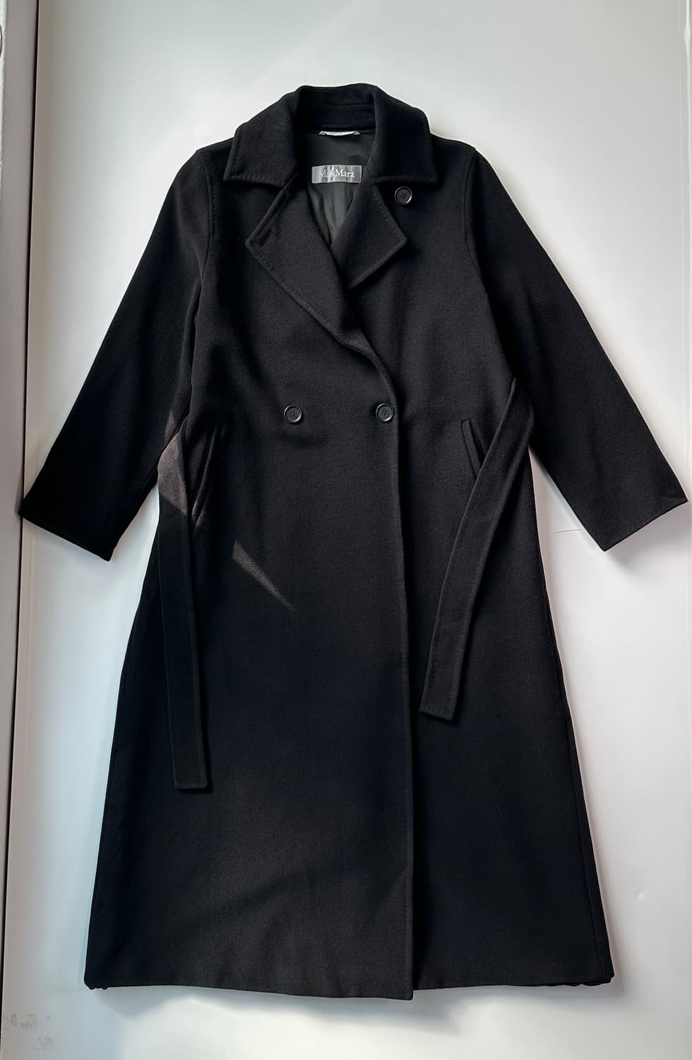 막스마라 블랙 울 롱코트 34 size 44-55 상품이미지2