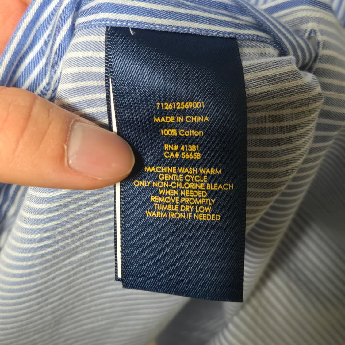 폴로랄프로렌 코튼 스트라이프 셔츠 / 남성 셔츠 / 남자 셔츠 상품이미지4