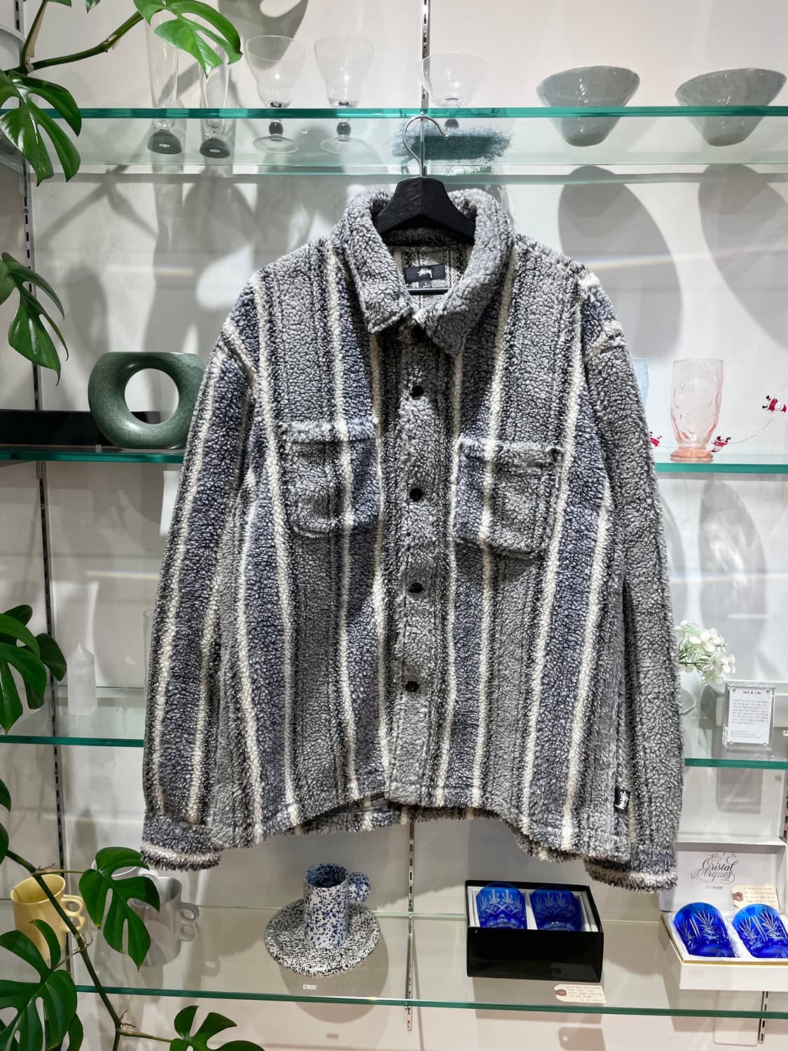 스투시 sherpa shirt jacket 상품이미지1