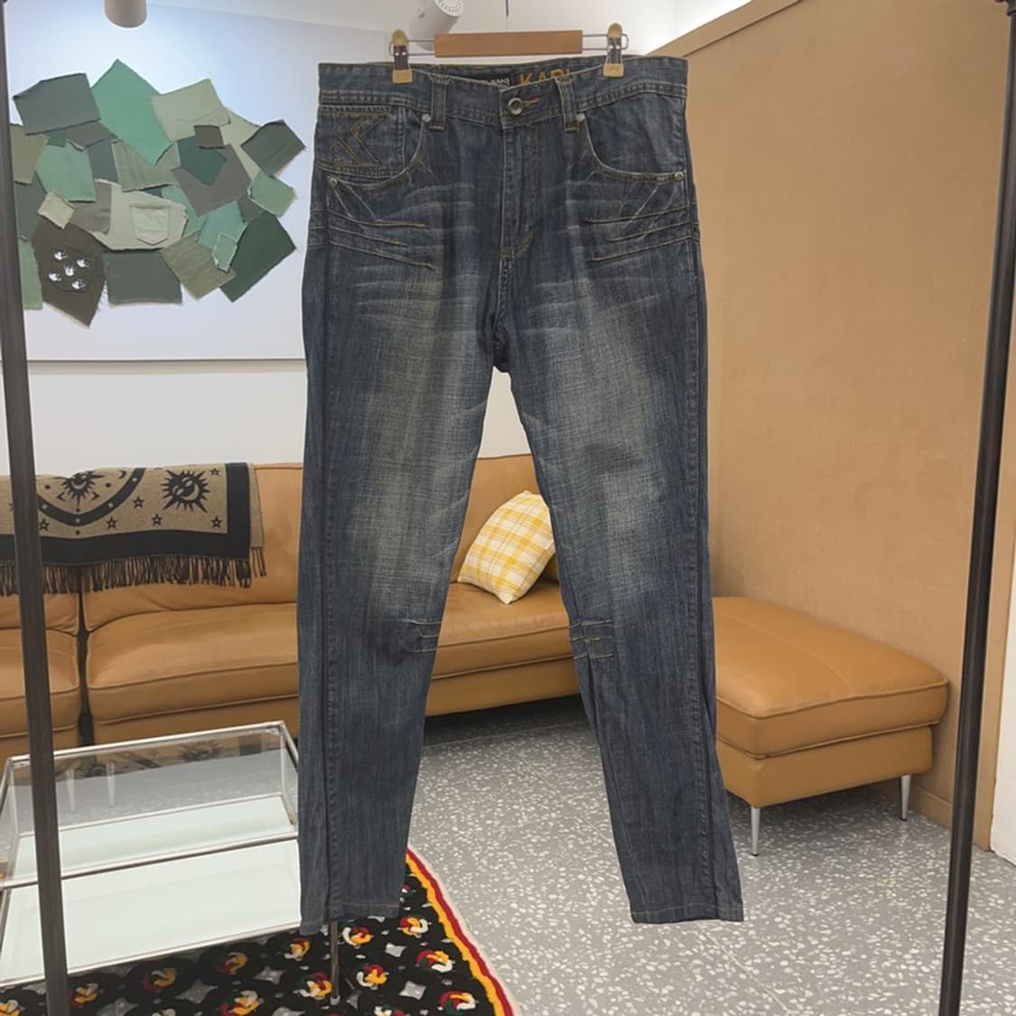 칼 카니 올드스쿨 빈티지 백패치 데님팬츠 92 C06872 상품이미지3