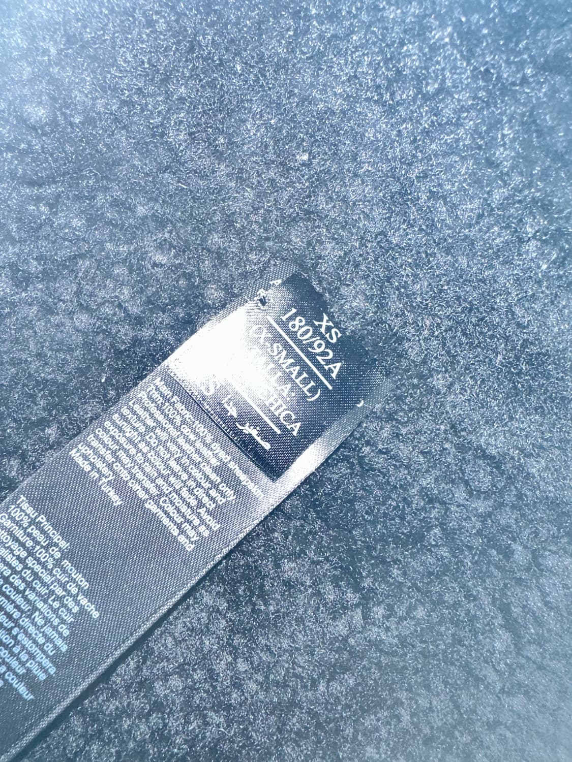 올세인츠 XS 블랙 무스탕 자켓 상품이미지3