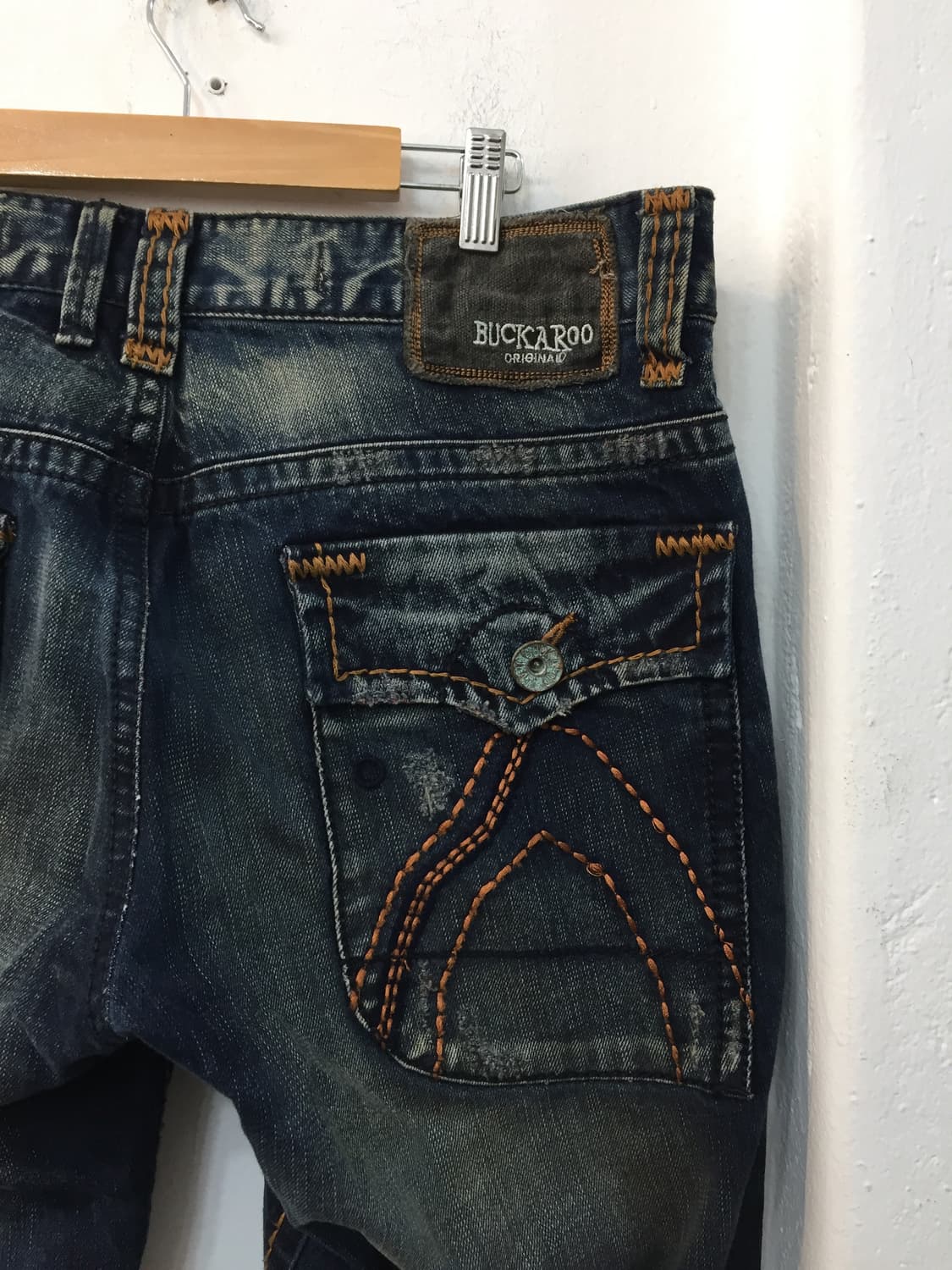 버커루 빈티지 워싱 부츠컷 데님 34 상품이미지3