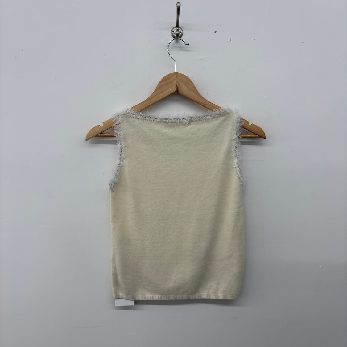 Miss Chloe 털 트리밍 니트 탑 여성 XS 상품이미지4