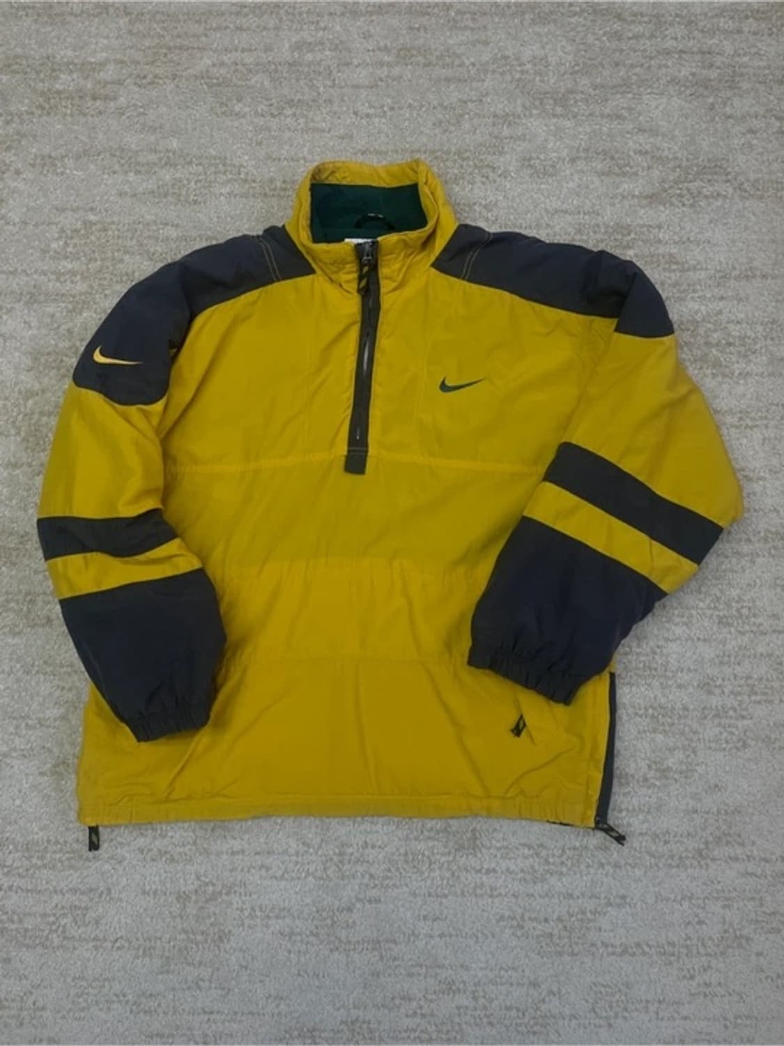 [L] 90s 올드스쿨 나이키 빅로고 스우시 아노락 후리스 내피 OK  상품이미지1