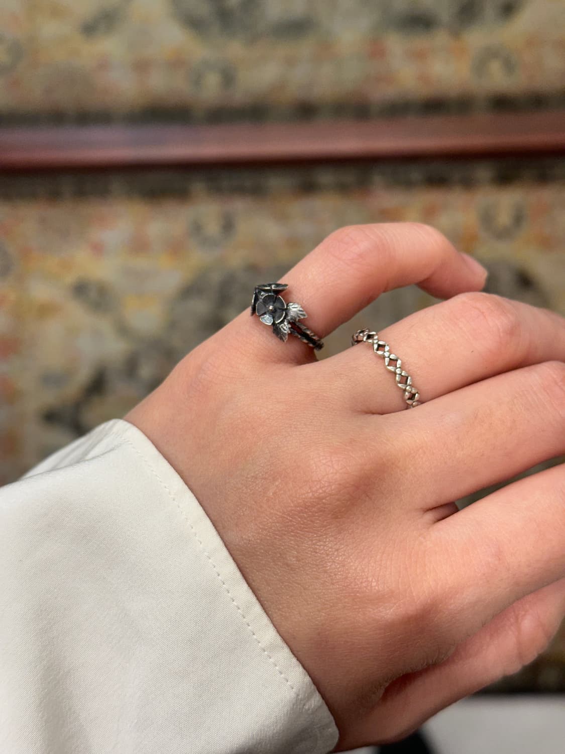 bunch of flowers 925silver baby ring 상품이미지2