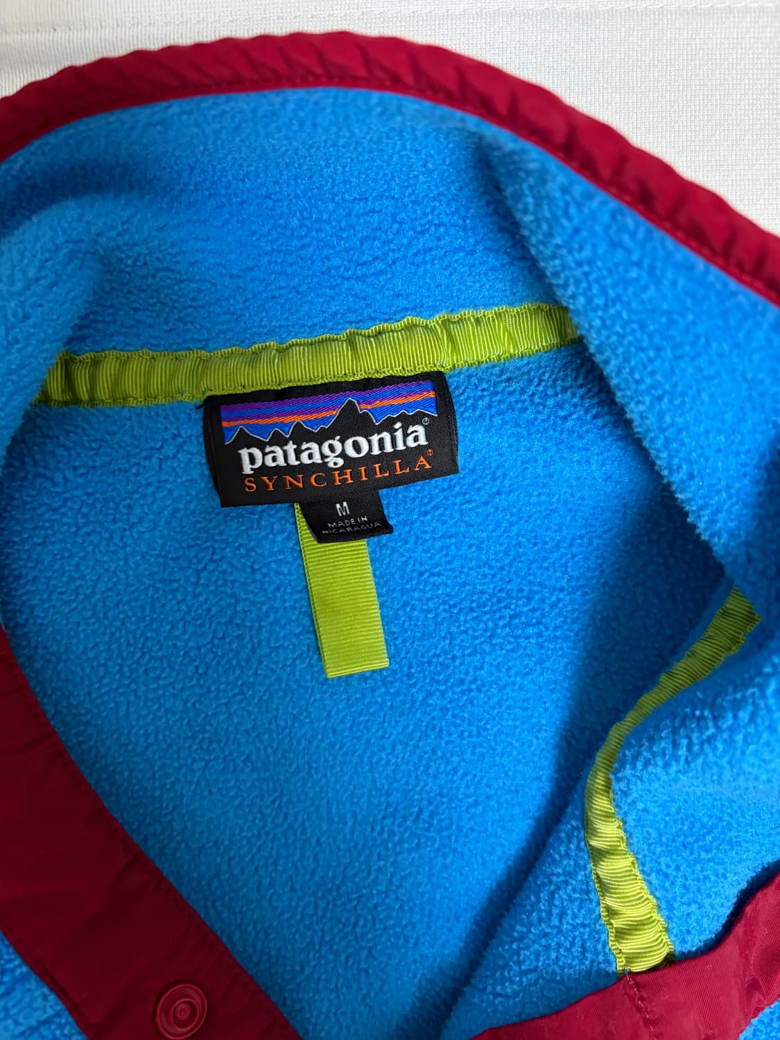 파타고니아 신칠라 일렉트론 블루 M 판매합니다 상품이미지5