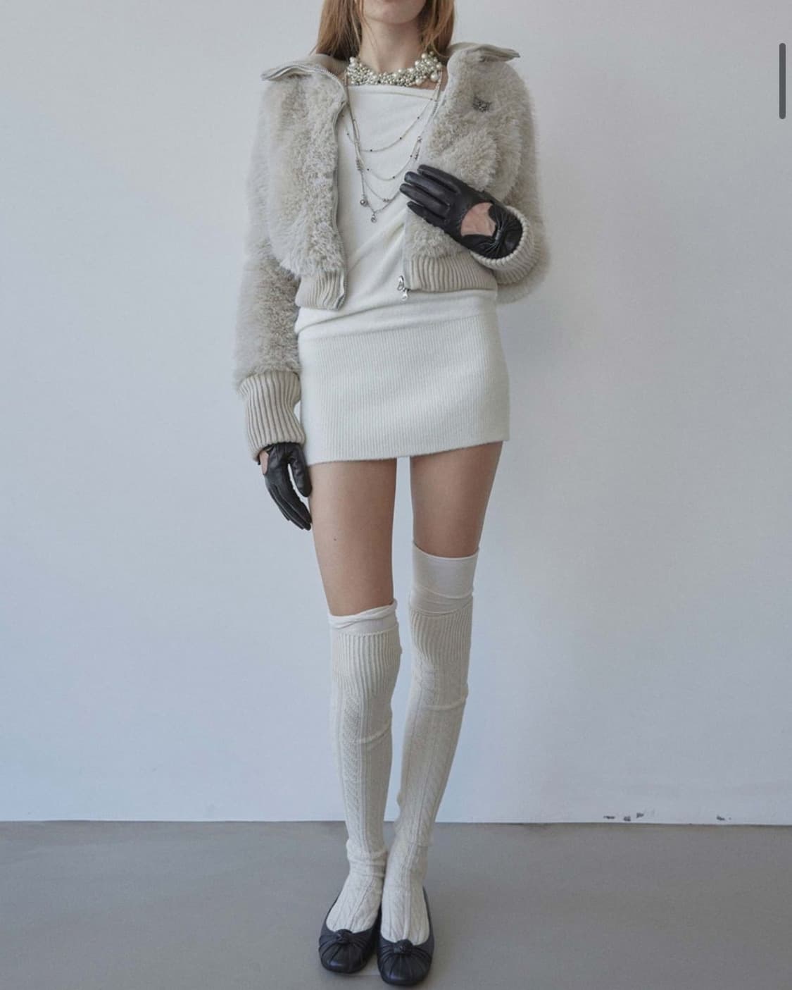스컬프터 Faux Fur Zip-Up Jacket 상품이미지3