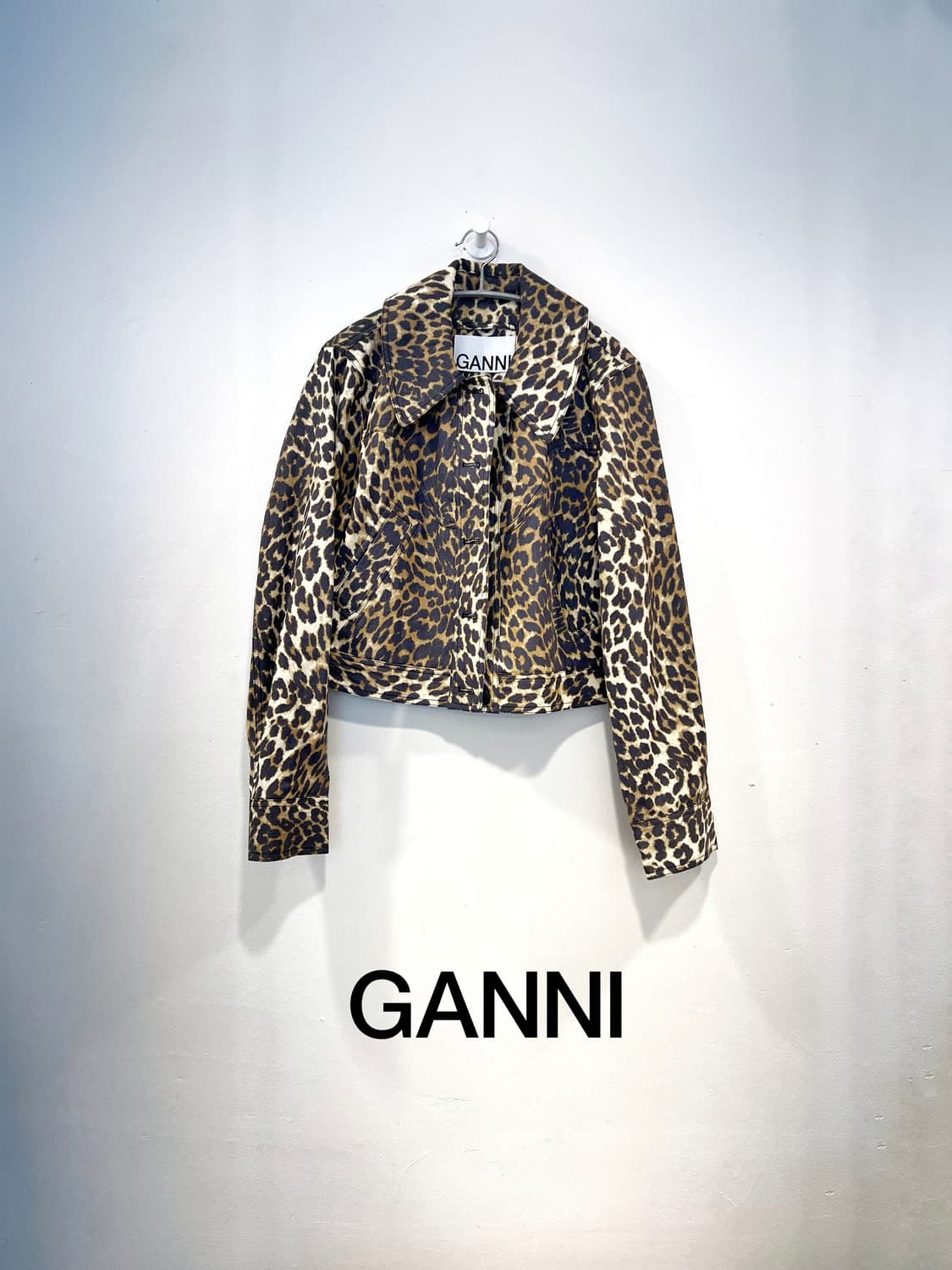 GANNI 가니 레오파드 자켓 상품이미지1