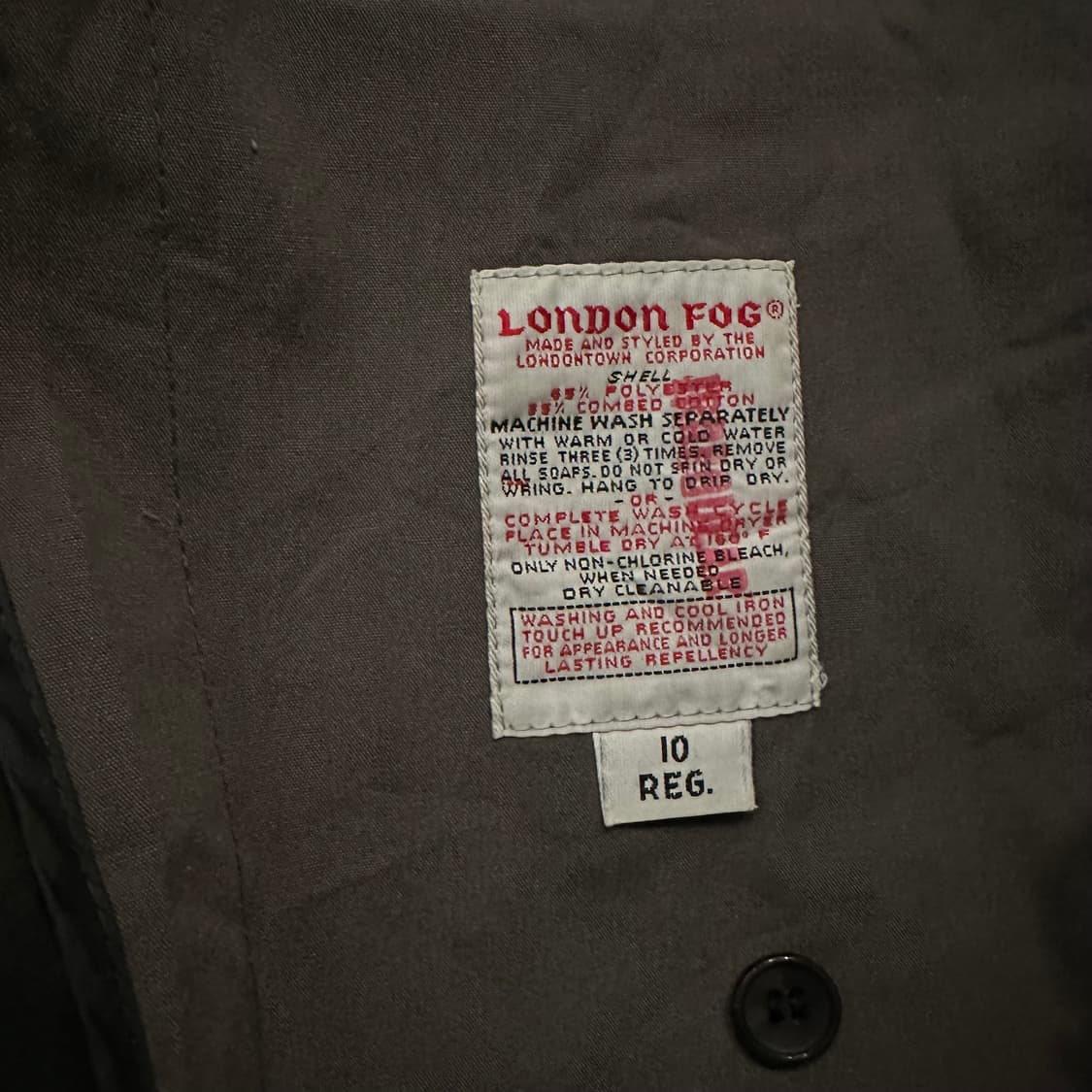70~80s 런던포그 London Fog 트렌치코트 상품이미지6