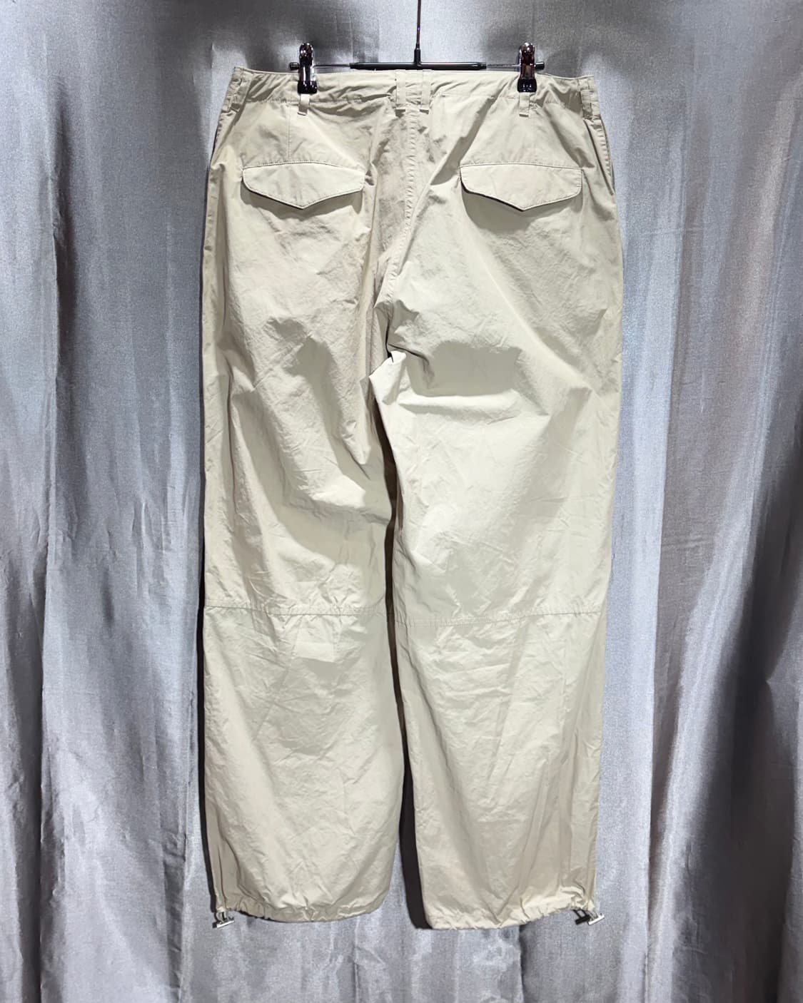 34in (M) 감마갤러리 파라수트 베이지 나일론 팬츠 상품이미지4