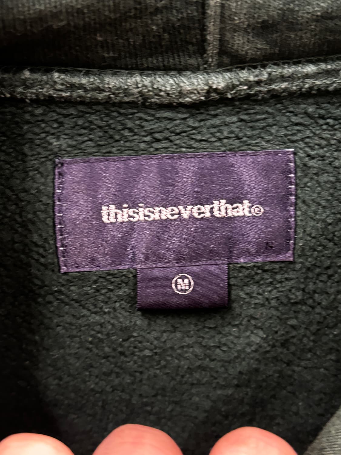 디스이즈네버댓 후드티 그린색 M 상품이미지4