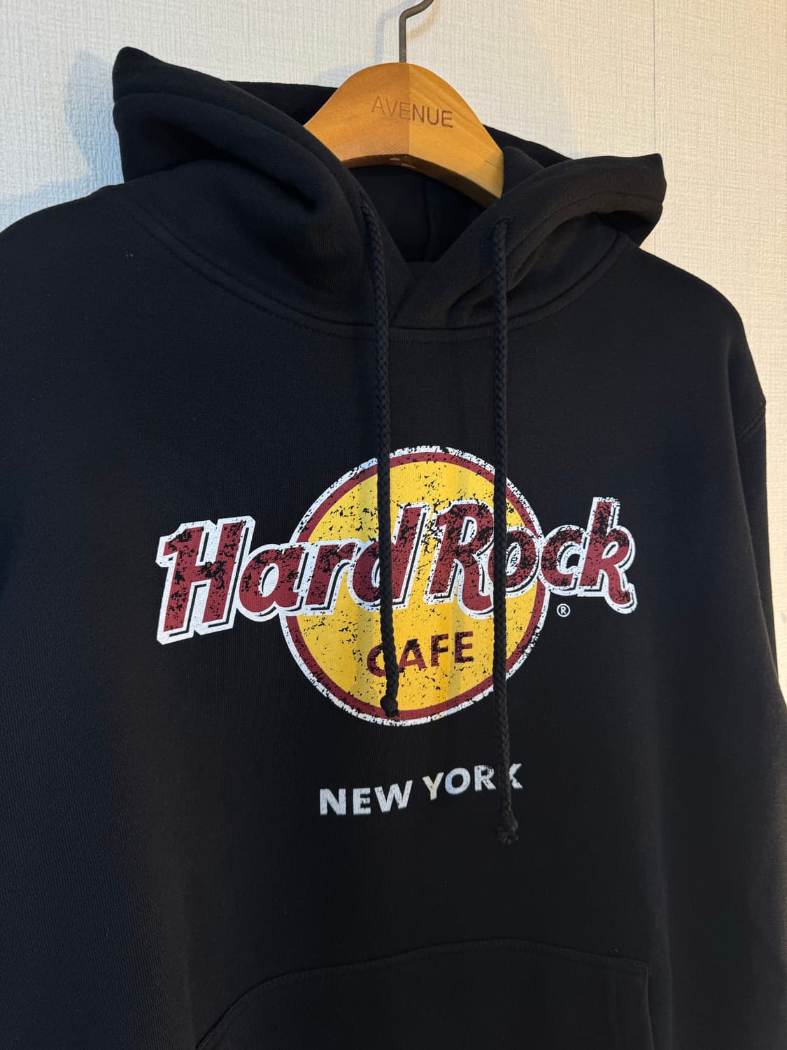 [M]하드락카페 뉴욕 후드티 블랙 상품이미지1