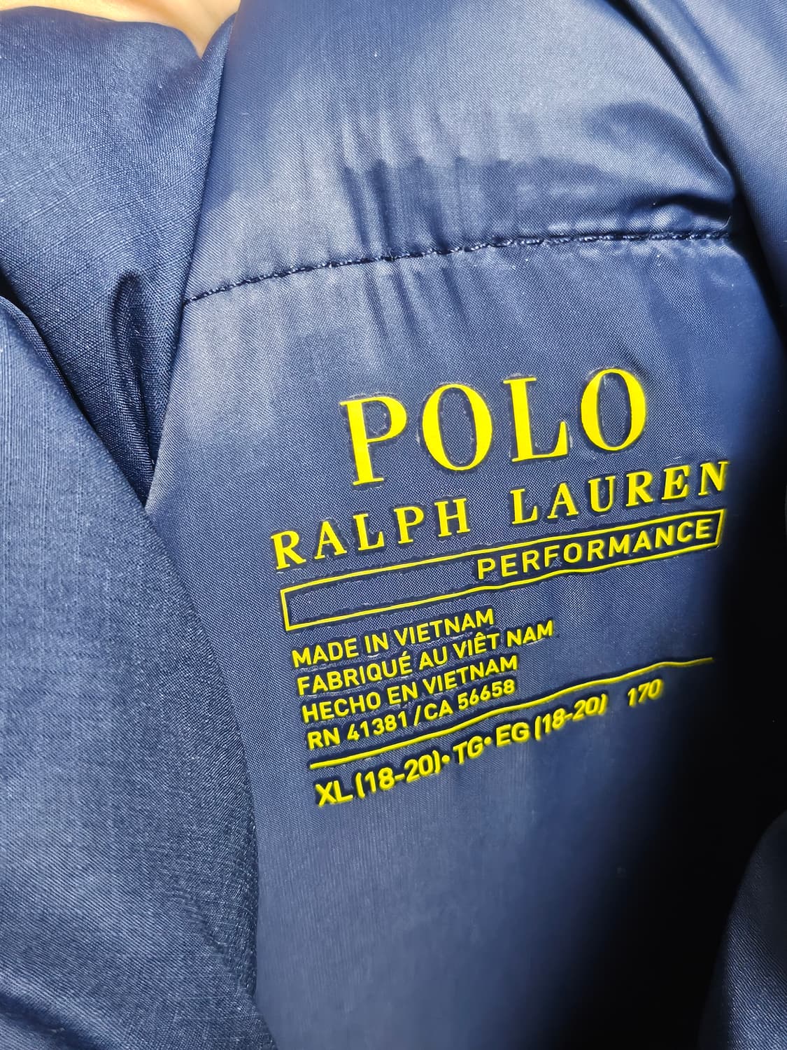 폴로 랄프로렌 보이즈 덕다운 패딩 여성 M 상품이미지5