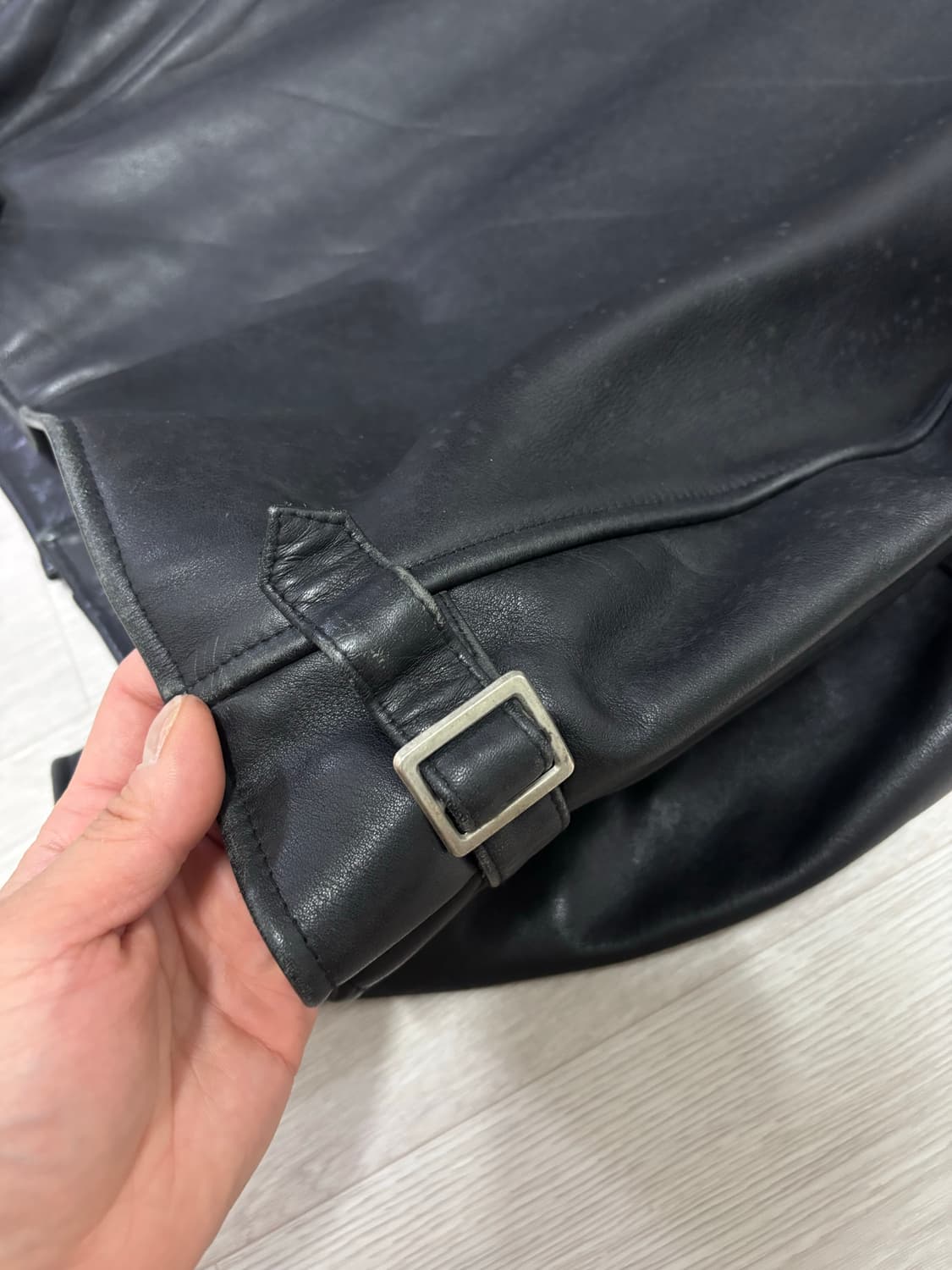 빈티지 소가죽 카페레이서 레이싱 자켓 상품이미지6