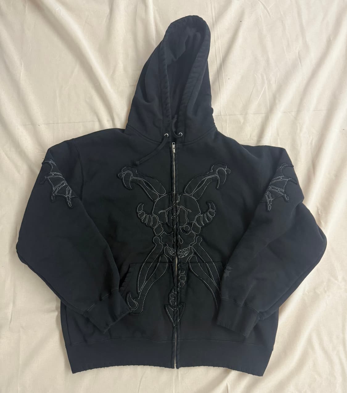 슈프림 요지야마모토 스컬후드집업 후쿠오카매장 구매 상품이미지3