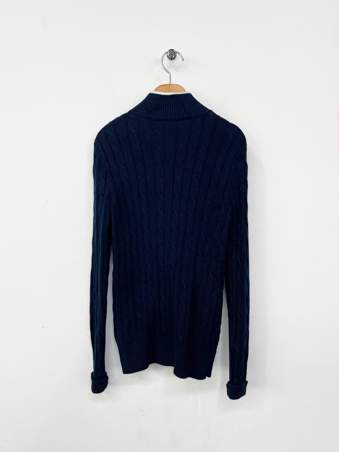 폴로 랄프 로렌 꽈배기 니트 집업 상품이미지8