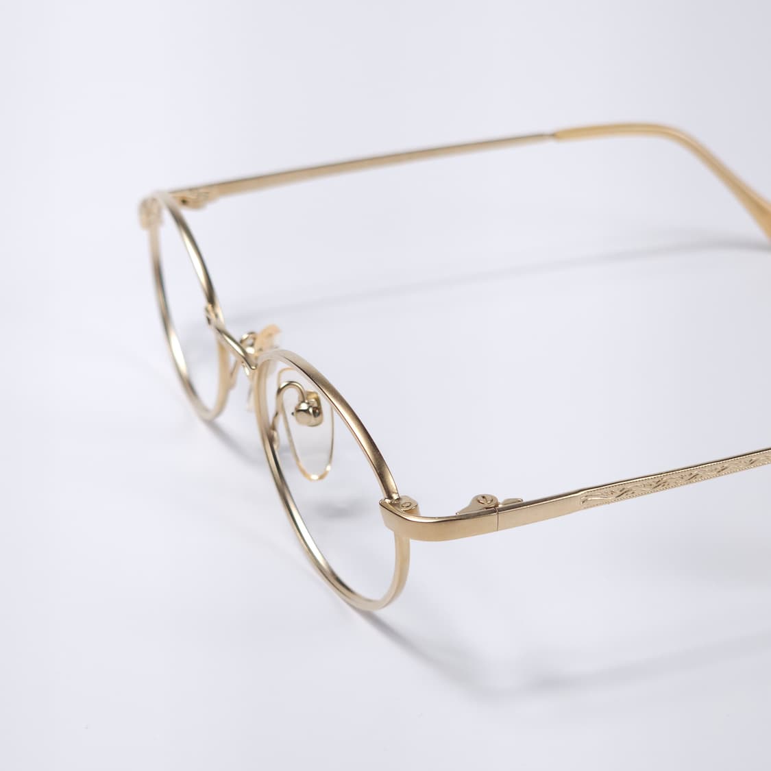 90년도 21K 도금 오벌형 빈티지 안경 상품이미지4