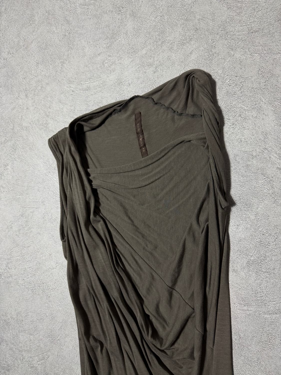 릭오웬스 드레이프 슬리브리스 원피스 상품이미지5