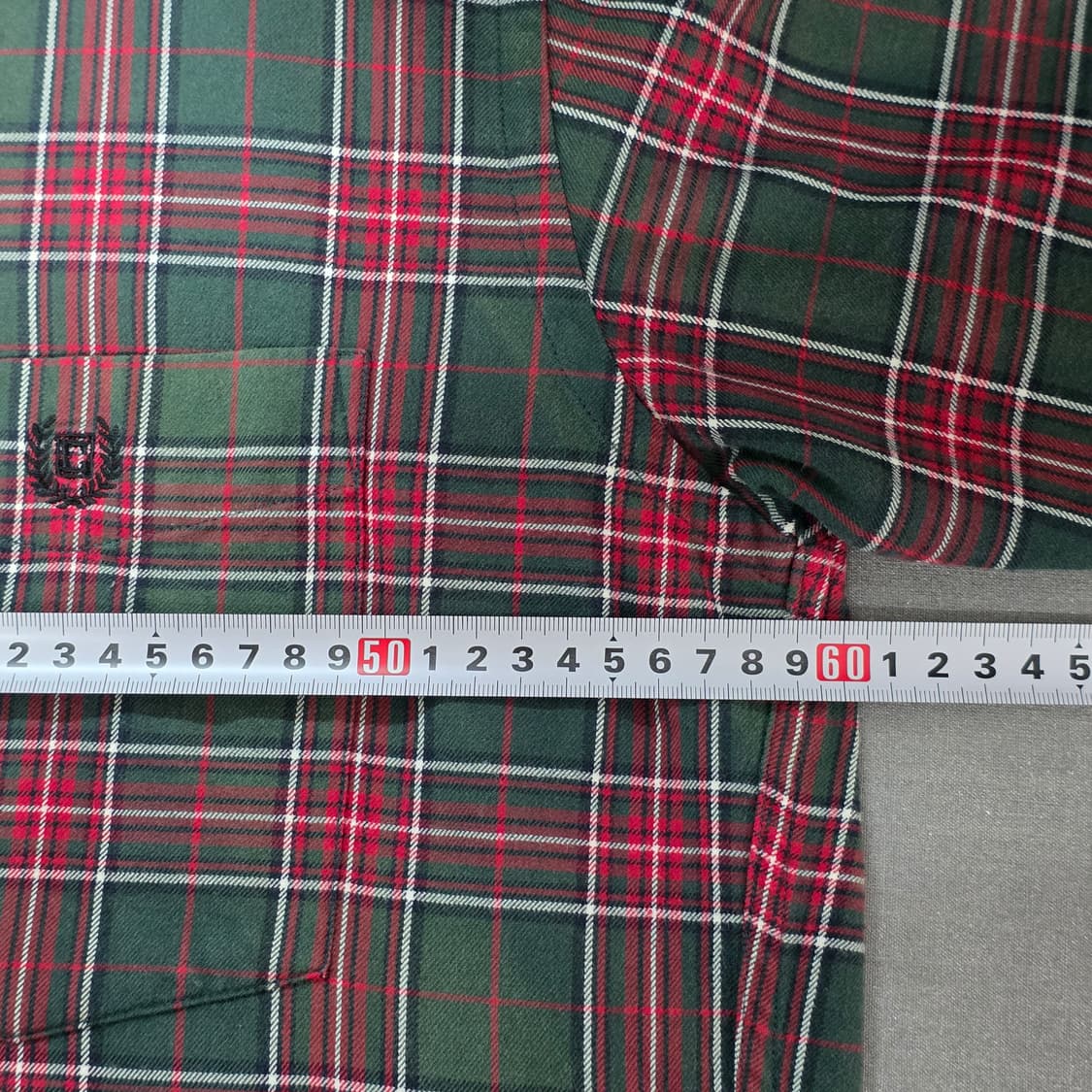 3L 105-110) 챕스 폴로 랄프로렌 체크 셔츠 다크그린 상품이미지7